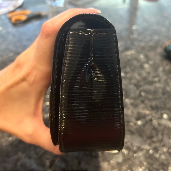 Louis Vuitton Black and Silver Logo Clutch - Picture 8 of 8